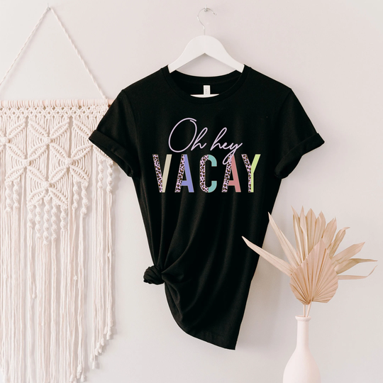 Oh Hey Vacay Shirt, Leopard Mode Summer Vacation, Family Vacation 2022 Shirts, Matching Travel Vibe
