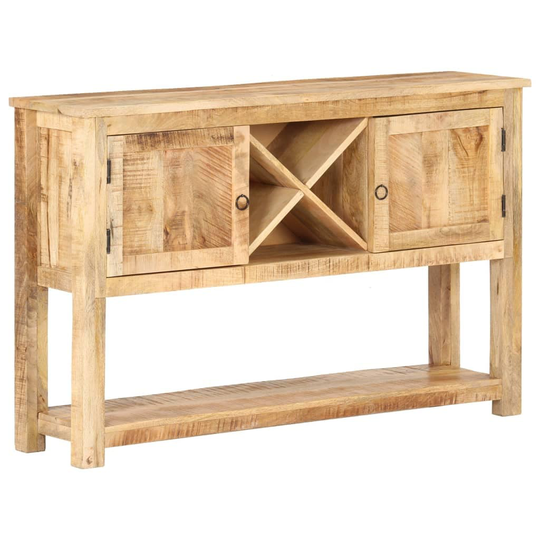 Sideboard 47.2"x11.8"x29.9" Rough Mango Wood