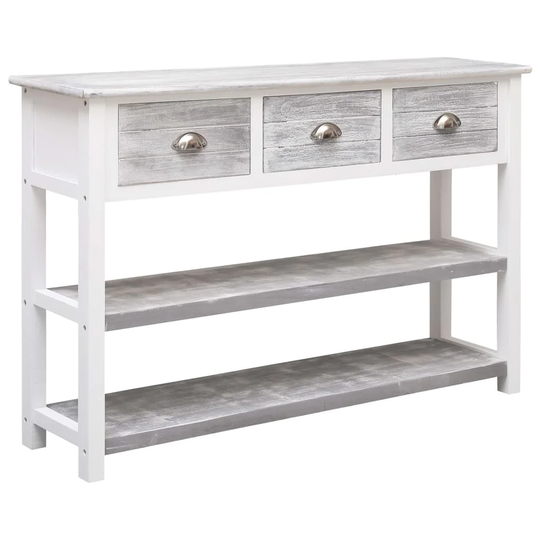 vidaXL Sideboard Antique Gray 45.3"x11.8"x29.9" Wood