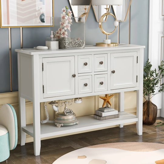 Buffet Sideboard with Bottom Shelf
