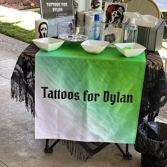 Custom Table Runner 24'' X 60'' Full Color Printing With Your Logo & Text | Fast Shipping From Fl, Usa