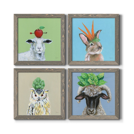 Playful Nature 3-Premium Framed Canvas - Ready to Hang - Multi-Color