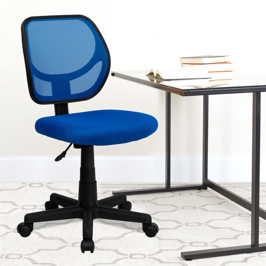 Low Curved Back Mesh Swivel Task Office Chair