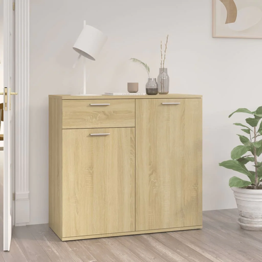 Sideboard Sonoma Oak 31.5"x14.2"x29.5" Chipboard