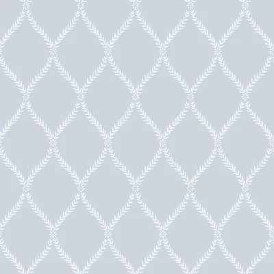 Vintage Roses Laurel Trellis 33' L x 21" W Wallpaper Roll