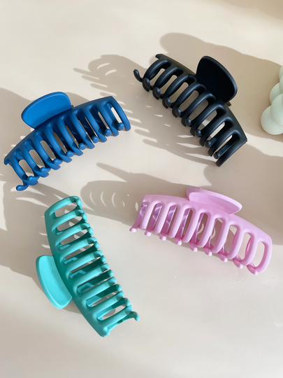 Medium Colored Claw Clips, Matte Women's Claw Clip, Hair Colorful Bright Colored Clips