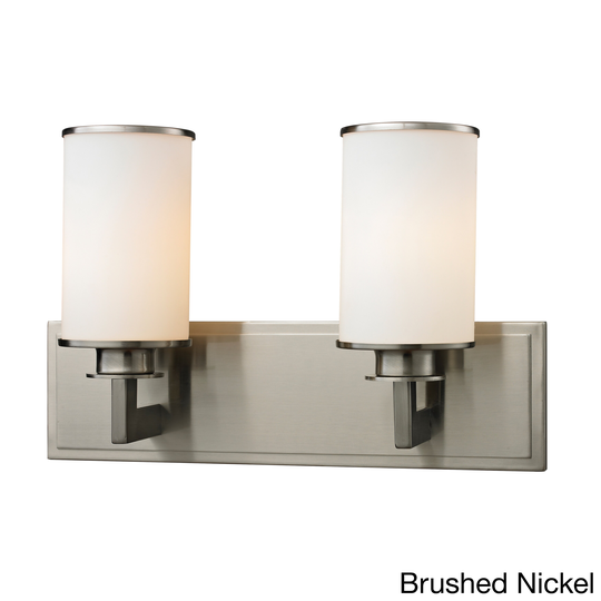 Avery Home Lighting Savannah 2-light Matte Opal Glass Vanity