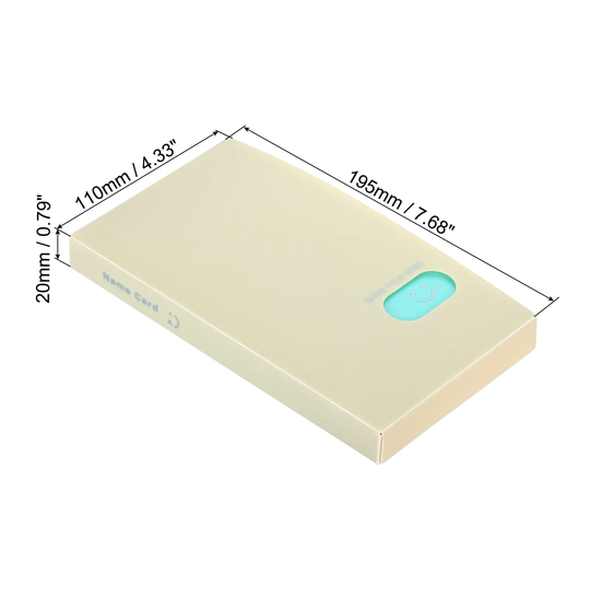 1Pcs Plastic Business Card Holder Binder Book Photocard Organizer