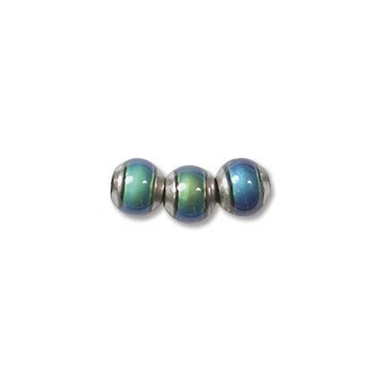 Mood Mirage Color Changing Beads 6mm 41243 | 20, Large Hole Beads, Temperature Sensitive Round