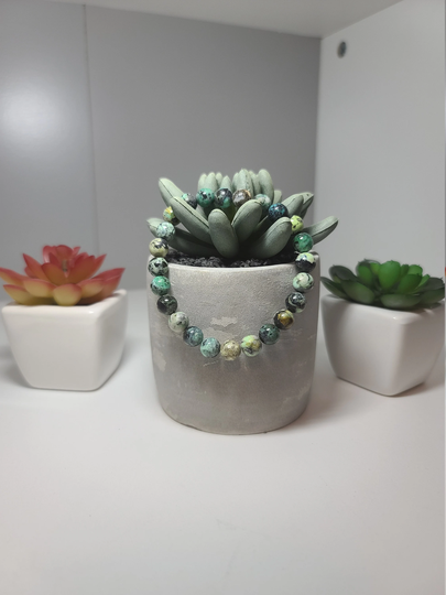 Variscite Beaded Bracelet