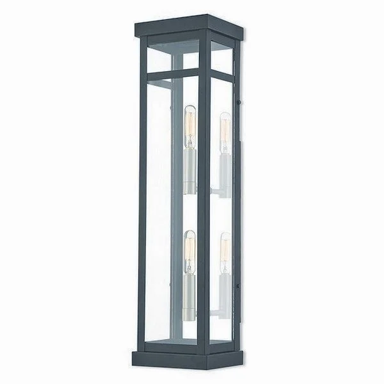 Livex Lighting 20706-04 Outdoor Wall Lantern 2 light Black