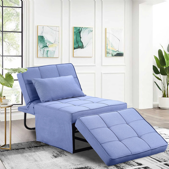 Ainfox Convertible Chair/ Ottoman Single Sofa Chair Reclining