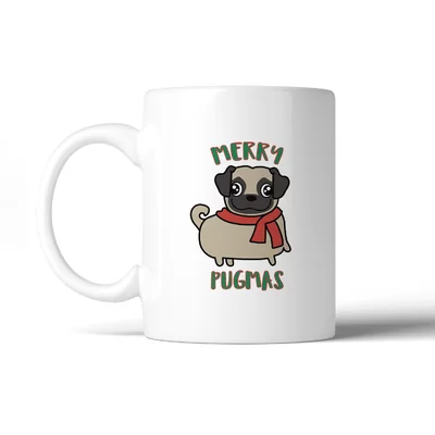 Mcelhaney Merry Pugmas Pug Coffee Mug
