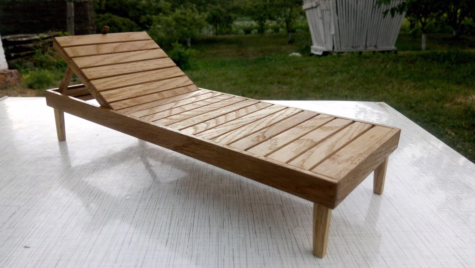 Deck Chair, 16 Scale, Beach Garden Lounger