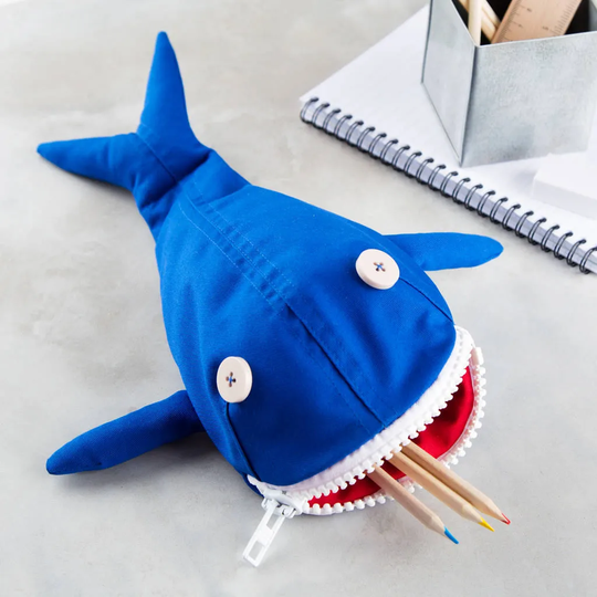 Shark Pencil Case, Under The Water Gifts, Lover Fun Back To School Novelty Fish Case