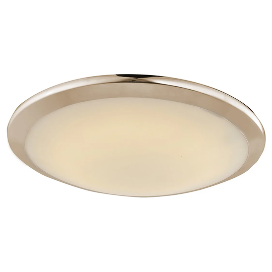Avenue Lighting LED Flush Mount Cermack St. Brushed Nickel - Exact Size