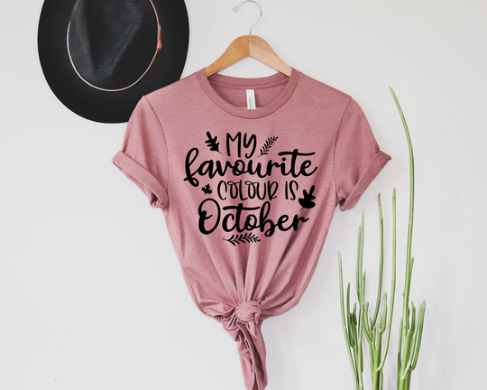 My Favorite Color Is October 1, Fall Shirts, Autumn Halloween Shirt, Costumes, Tees
