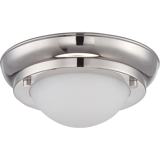 Nuvo Lighting Poke Single Light 6-1/2" Wide Integrated LED Flush Mount