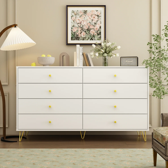 Modern Sideboard Serving Buffet Storage Cabinet Cupboard with 8 Drawer