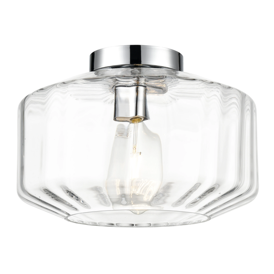 Light Society Knox Ceiling Light - Chrome/Clear