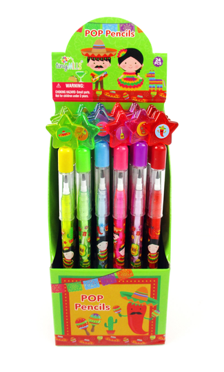 24 Pcs Fiesta Multi Point Pencils