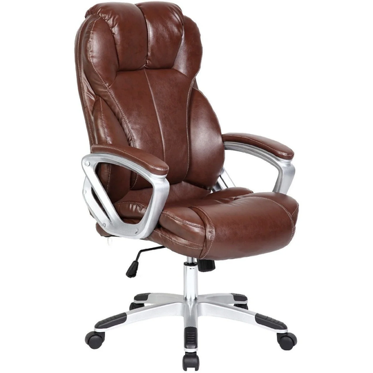 Faux Leather Ergonomic High-back Office Chair