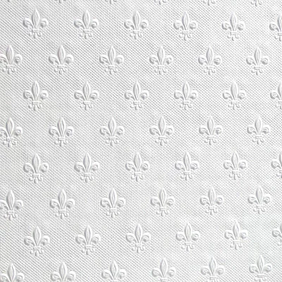 Andrea 33' x 20.5" Damask 3D Embossed Wallpaper