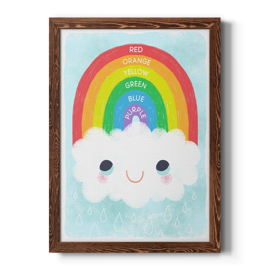 Rainbow Colors-Premium Framed Canvas - Ready to Hang
