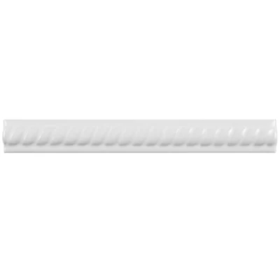 Trenza 8" x 1" Ceramic Pencil Liner/Round Tile Trim