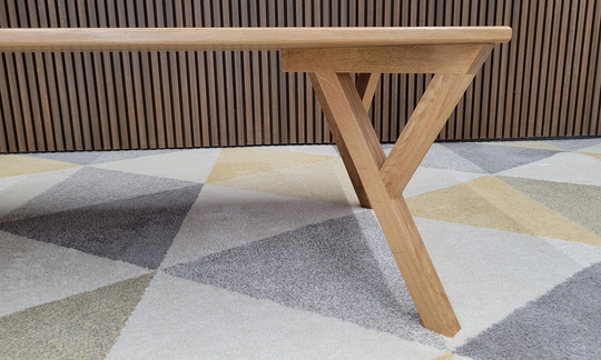 Table Legs, Set Of 4, Coffee Height, White Oak, Midcentury Modern
