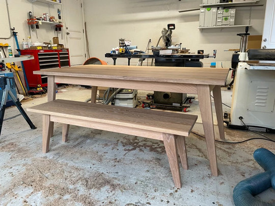 Mid Century Table | Modern Walnut Oak Cherry Custom Free Delivery