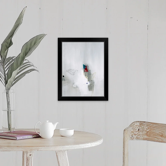 "Across the Block VI" Black Framed Print