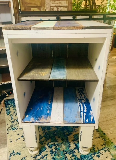 Rustic End Side Table # 16