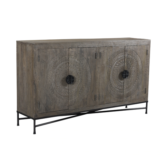 Ashford Carved Wood Sideboard