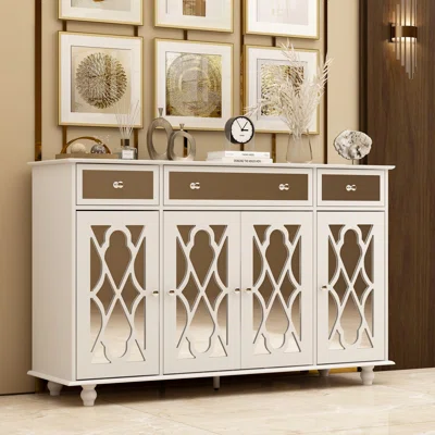 Chloe-Mai 55.1" Wide 4 Drawer Sideboard