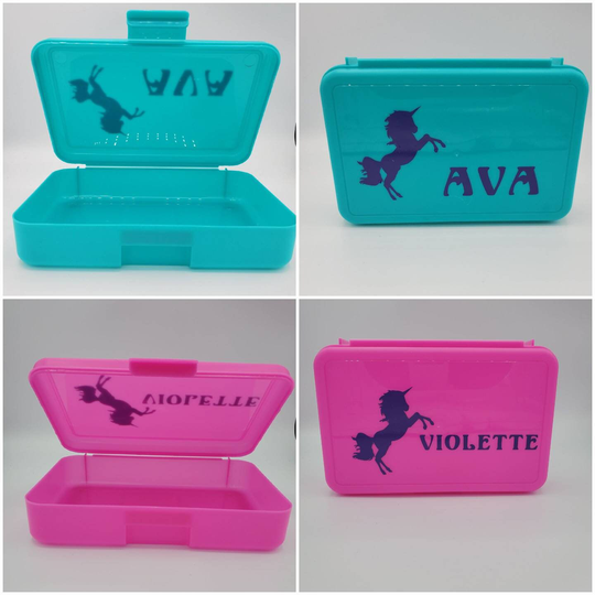 Unicorn Pencil Box, Personalized Craft Gift