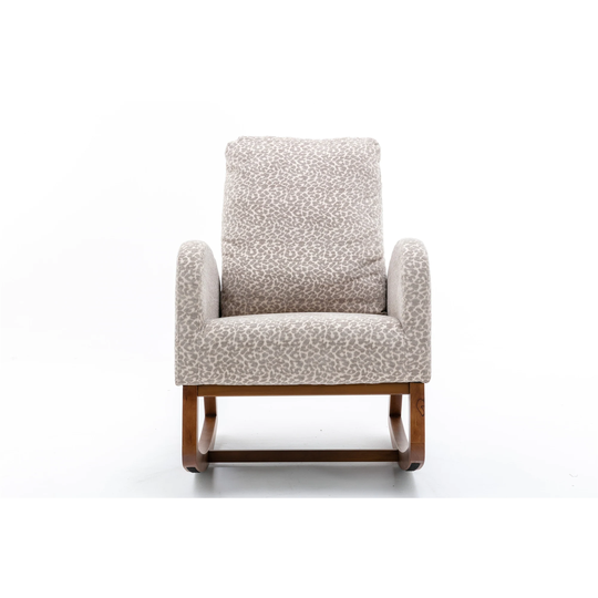 Comfortable Leopard rocking chair Suitable for living room