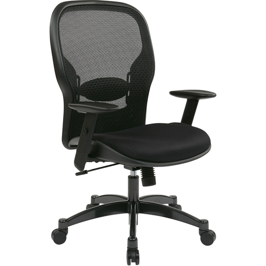 Professional Black Breathable Mesh Office Chair with Mesh Fabric Seat