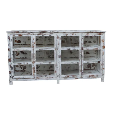 Bibbins 84" Wide Mango Wood Sideboard