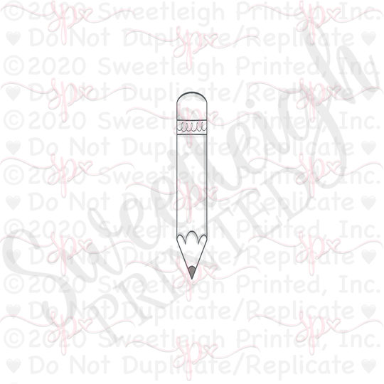 Super Skinny Simple Pencil Cookie Cutter