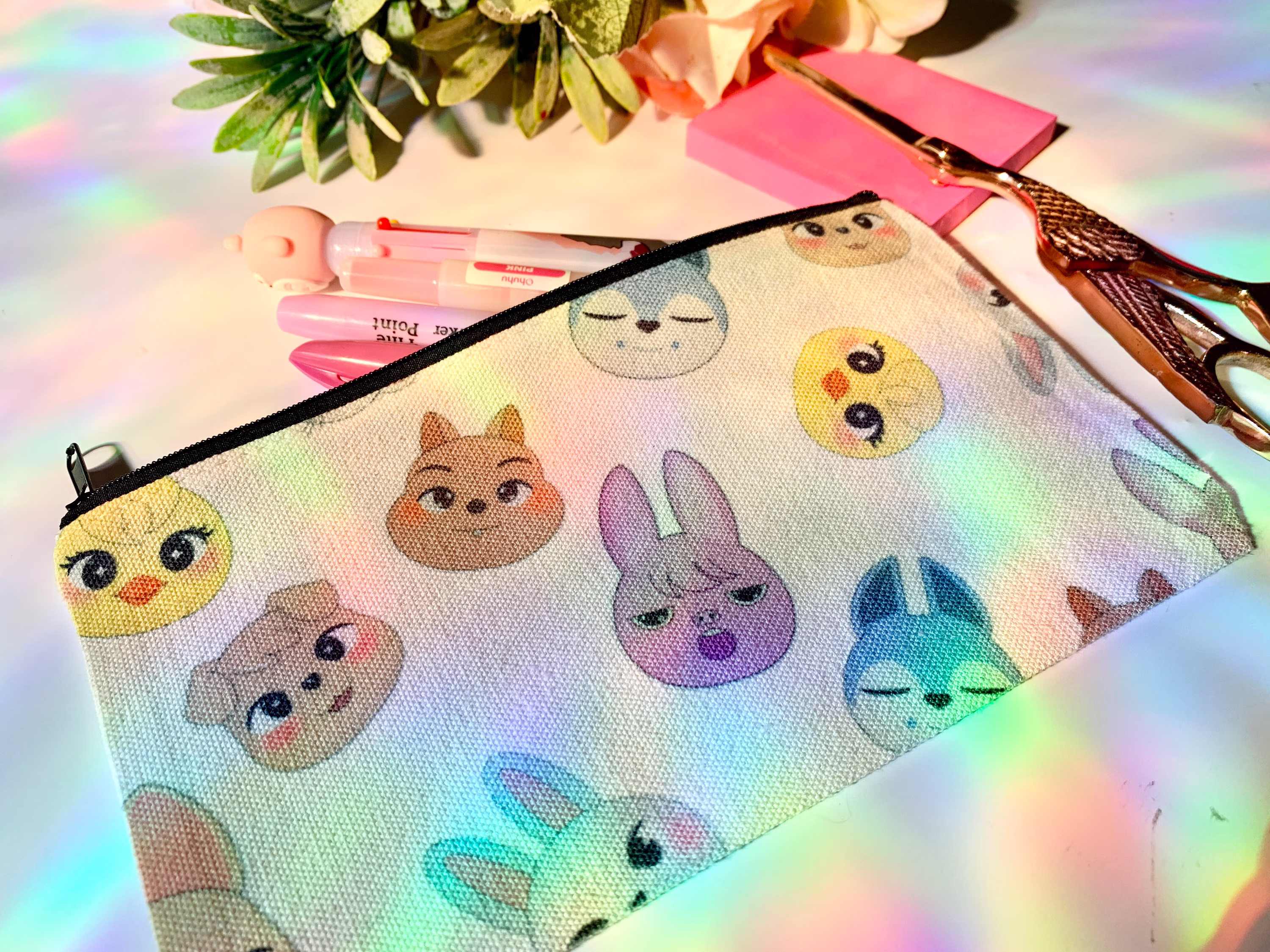 stray Kids | Kpop Skzoo Canvas Pencil Makeup Bag