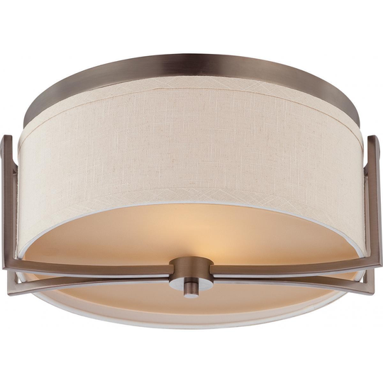 Nuvo Gemini 2 Light Flush Dome