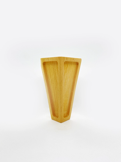 4 X Sofa Leg/Cabinet Tv Unit Leg, Wooden Furniture Legs - Perfect Fit For Your Diy Projects Pyramid