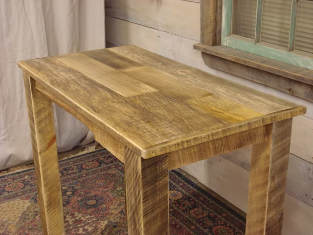 Counter Height Table, Farmhouse Table | 30" X 23" 30 To 40"H | Pictured Is 48" 24" 36"H
