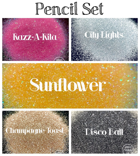 Pencil Glitter Set