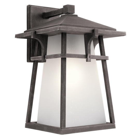 Kichler Lighting Beckett Collection 1-light Weathered Zinc Outdoor Wall Lantern - weathered zinc