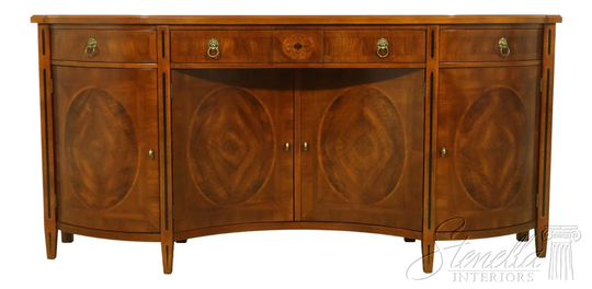 55848Ec John Widdicomb Neoclassical Walnut Inlaid Sideboard