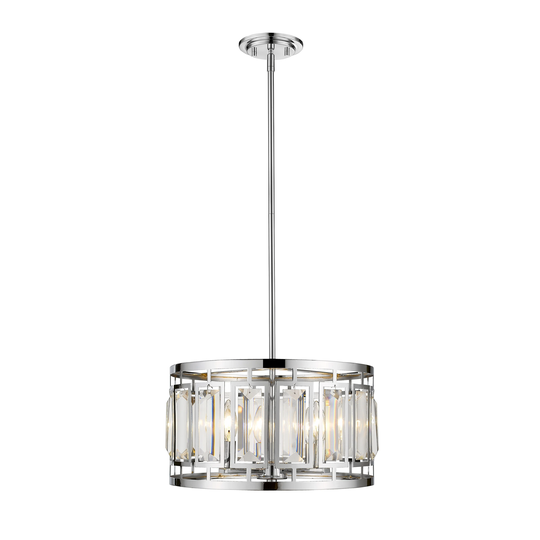 Avery Home Lighting Mersesse Chrome 4-light Pendant