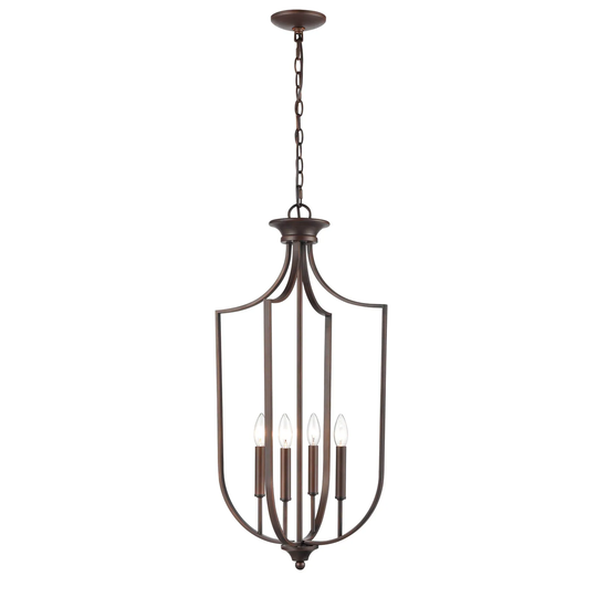 Millennium Lighting Metal 4 Light Pendant Ceiling Fixture in Multiple Finishes - N/A
