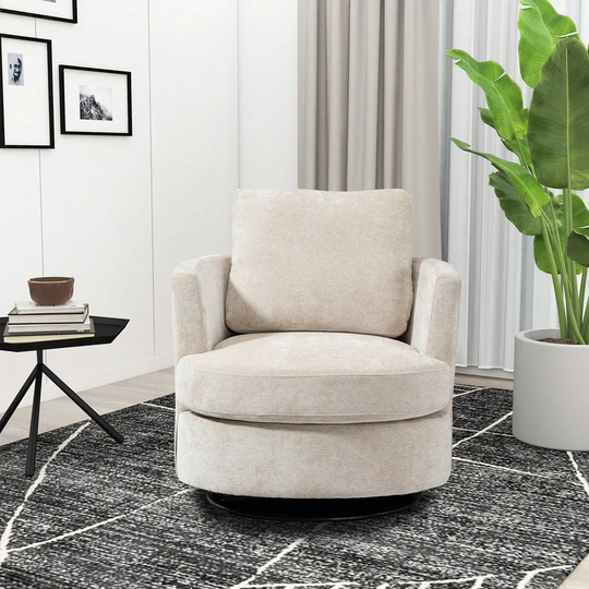 Swivel Round Accent Barrel Chair Accent Sofa Chair Club Chair